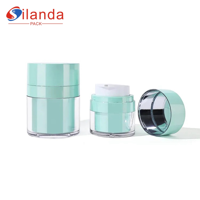 15g 30g 50g Airless Pump Plastic Cream Jar Cosmetic Skincare Packing Bottles Lotion Container