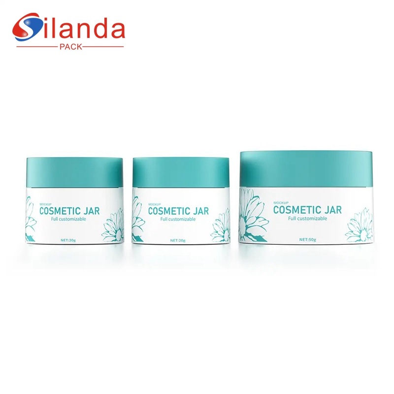 White 15g 30g 50g Plastic Cream Jar Cosmetic Skincare Packing Bottles Lotion Container