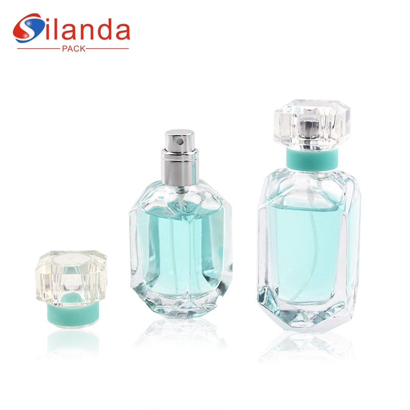 Exquisite 30ml 50ml Glass Perfume Bottle Thick Bottom Travel Portable Fine Mist Pump Spray Elegant Perfumery Container Fragrance Bottles 