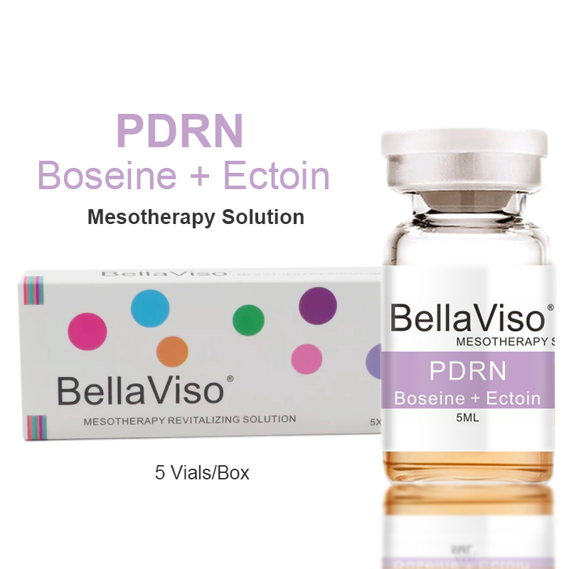 BellaViso Facial Meso Serum PDRN (Boseine + Ectoin) Anti Wrinkle Skin Rejuvenation Collagen Production Mesotherapy Solution 