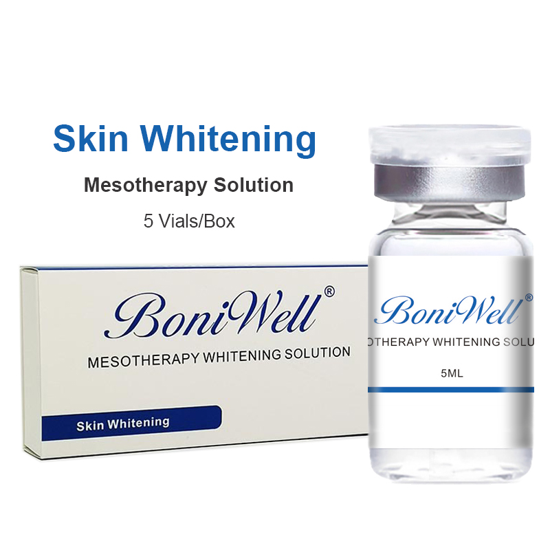 BoniWell Facial Care Serum Skin Whitening Moisturizing Glutathione Nicotinamide Mesotherapy Micro-needling Solution 5 Vials/Box